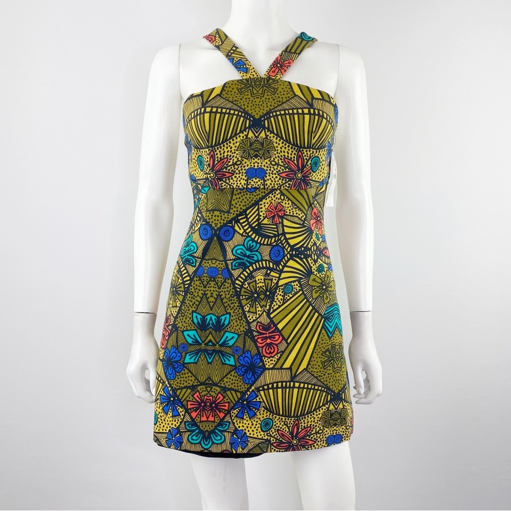 NEW without tags Zara Size L junior Aztec Tribal Print Mini Dress